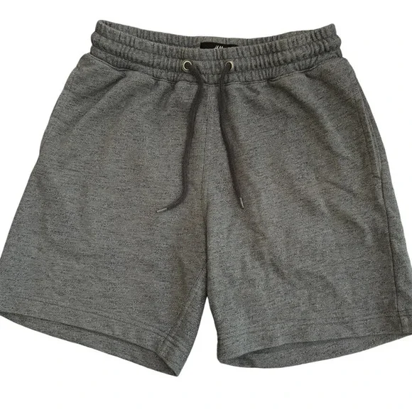 H&M Dark Grey Regular Fit Mid Thigh shorts - Picture 1 of 4